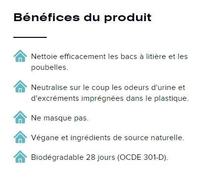 Neutralisant D'Odeurs Pour Bac à Litière - Purodora Lab