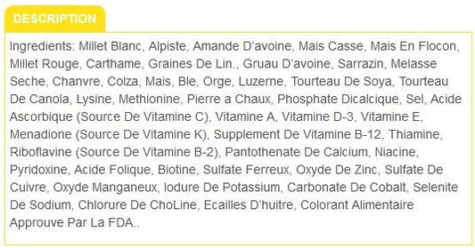 Nourriture Pour Perruches VITOMAX - Zoomax