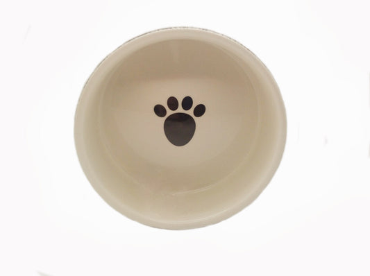 Bol à Nourriture En Céramique De Style Vintage 2 Tasses Pour Chien - Petrageous