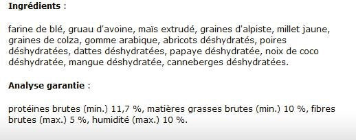 Bâtonnets à Becqueter Aux Fruits Sauvages Pour Serins 60gr - Living World