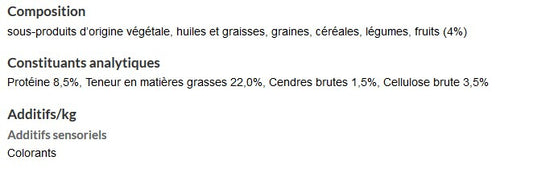 Boules Énergétiques Pour Oiseaux Sauvages Et Poules Baies - Versele-Laga