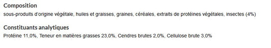 Boules Énergétiques Pour Oiseaux Sauvages Aux Insectes - Versele-Laga