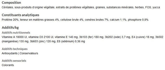 Nourriture Pour Rat & Souris Crispy Pellets - Versele-Laga
