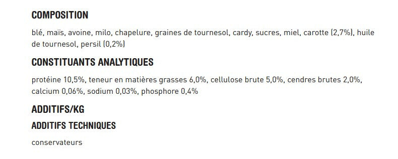 Bâtonnets Aux Carottes Pour Lapins Et Cochons D'Inde - Versele-Laga