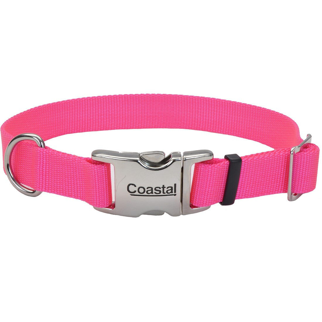 Collier Ajustable Rose Néon Avec Boucle De Métal - Titan