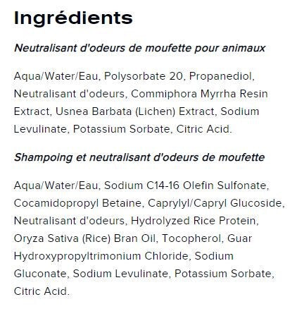  Duo Neutralisant D'Odeurs De Moufette Pour Animaux - Purodora Lab