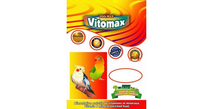  Nourriture Pour Cockatiels VITOMAX - Zoomax