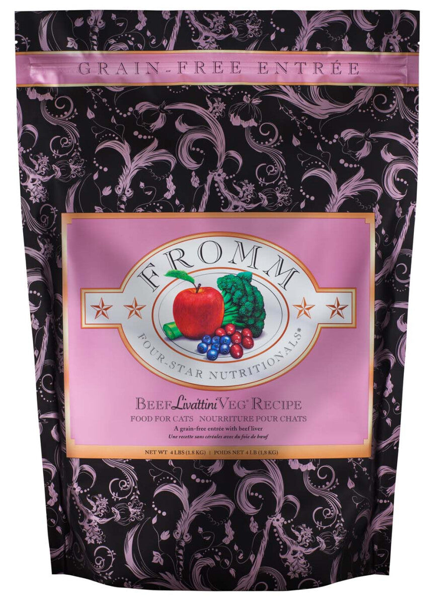  Nourriture Pour Chats Sans Grains Boeuf Livattini - Fromm Four-Star