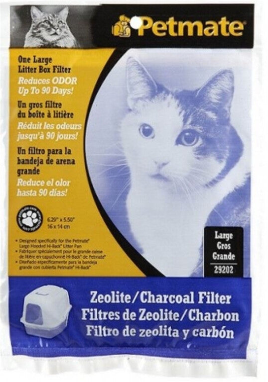  Filtre Au Charbon De Rechange Pour Litière à Dos Haut Petmate