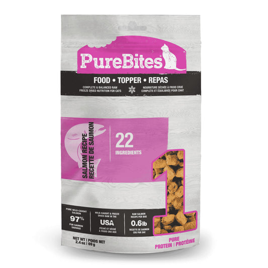  Nourriture Lyophilisée Au Saumon Pour Chats - PureBites