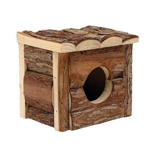  Cabane En Rondin De Bois Tree House Pour Rongeur - Living World