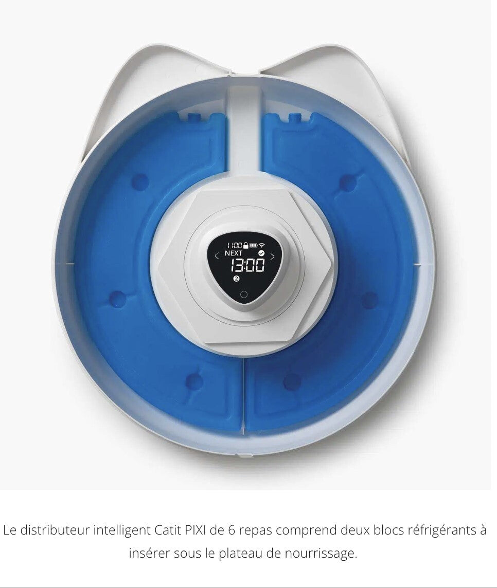  Distributeur Intelligent PIXI 6 Repas Pour Chats Et Petits Chiens - Catit
