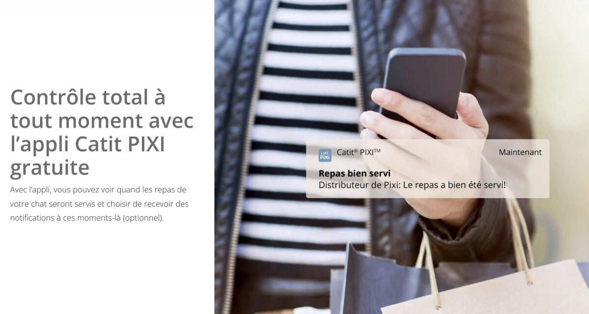 Distributeur Intelligent PIXI 6 Repas Pour Chats Et Petits Chiens - Catit