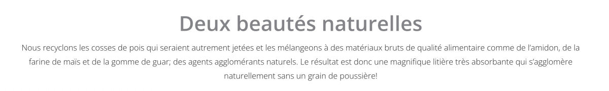  Litière à Bases De Cosses De Pois Go Natural Pour Chats - Catit