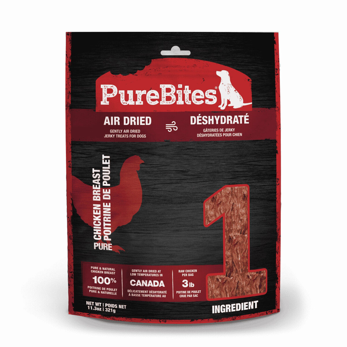  Jerky De Poitrine De Poulet Séché Pour Chiens - PureBites