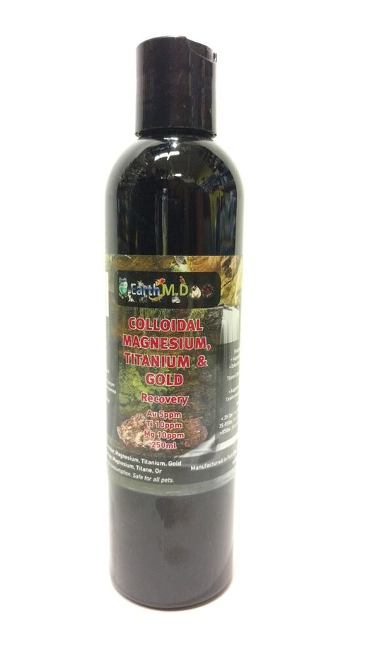  Supplément Pour Animaux De Magnésium Colloidal, Titanium Et Or - Earth M.D.