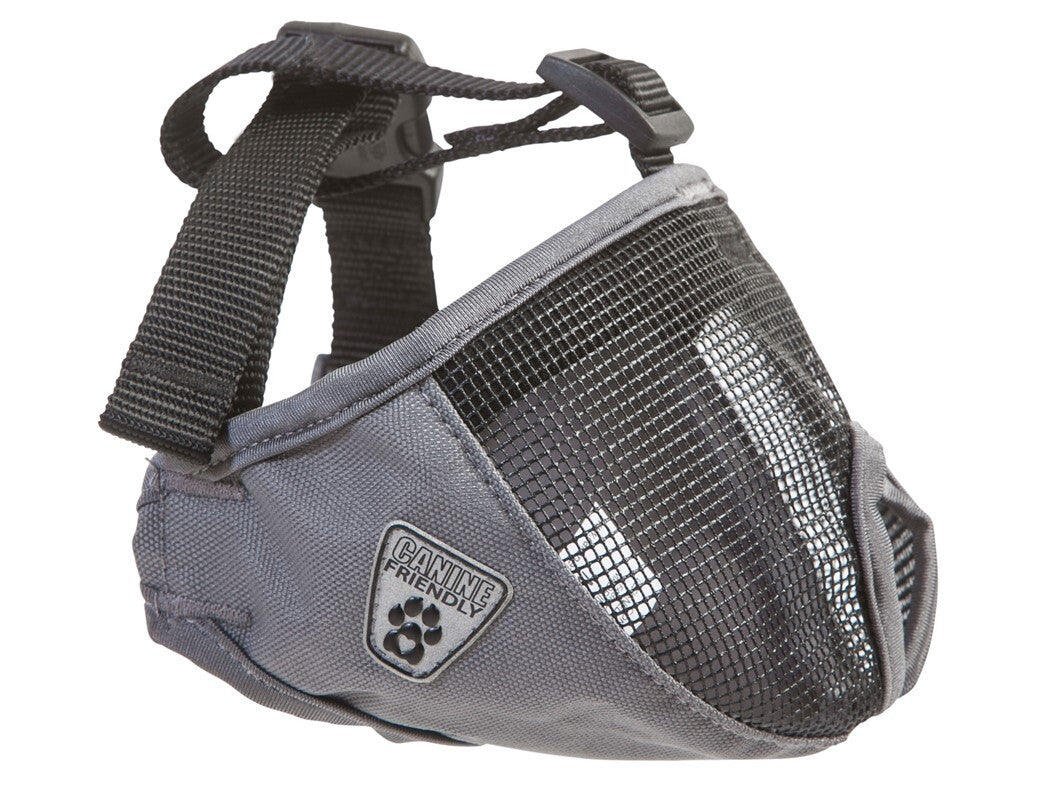  Muselière Grise Pour Les Chiens Avec Un Museau Plat - Canine Friendly