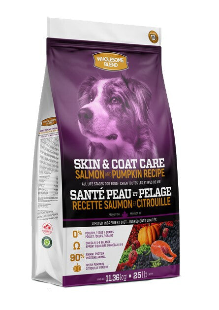  Nourriture Pour Chiens Santé Peau Et Pelage Au Saumon - Wholesome Blend