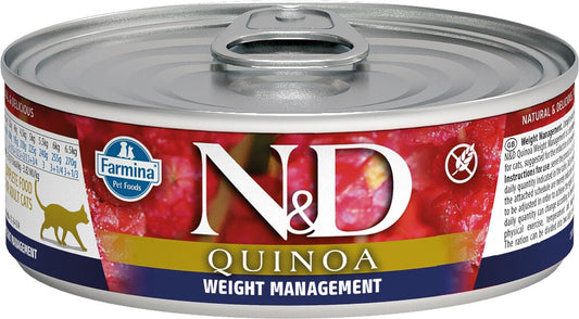  Nourriture En Boîte Contrôle Du Poids à L'agneau Pour Chats - Farmina Quinoa