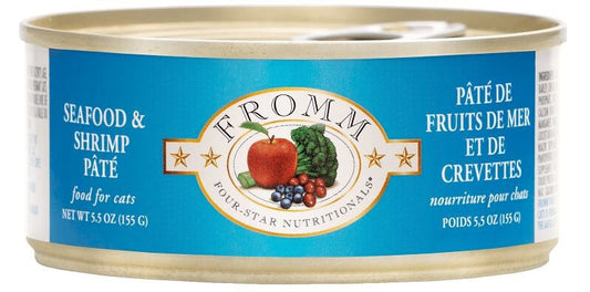  Nourriture En Boîte Pour Chats Fruits De Mer Et Crevettes - Fromm Four-Star