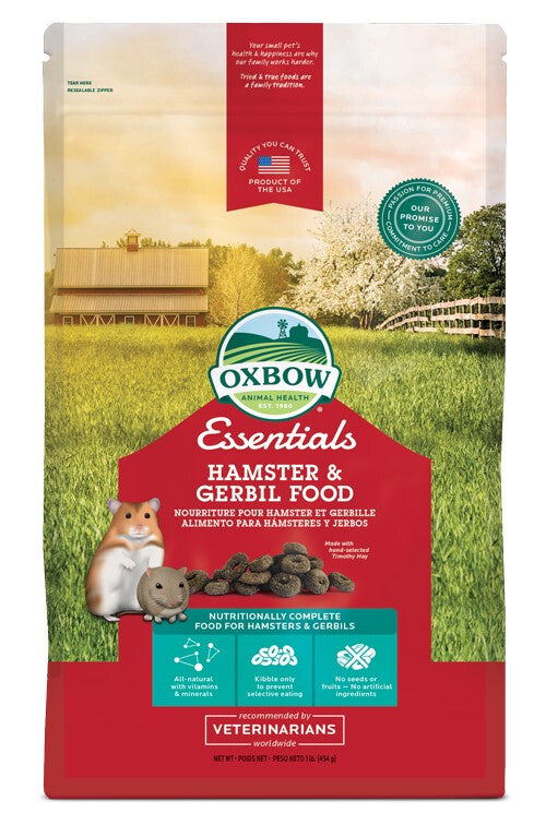  Nourriture Pour Hamsters Et Gerbilles 1lb - Oxbow Essentials