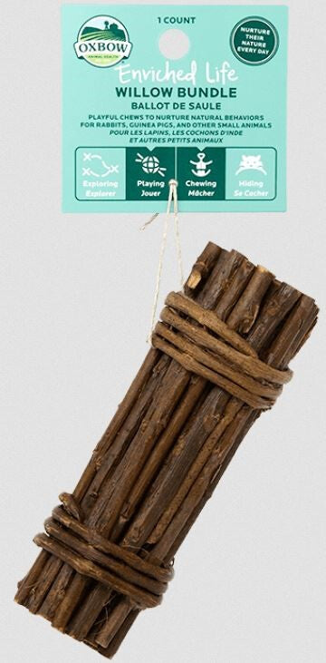  Ballot De Saule à Mâcher Pour Petits Animaux - Oxbow