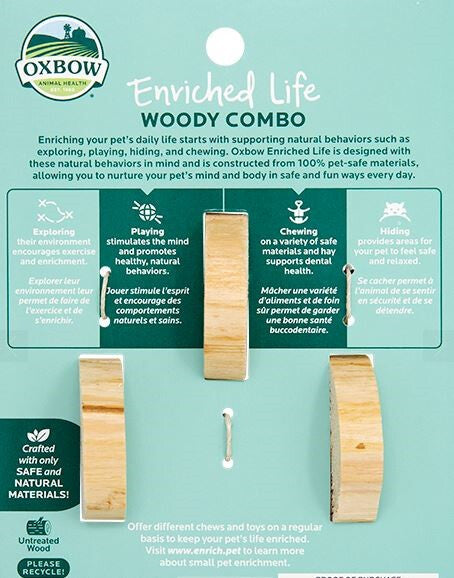 Gâterie De Bois à Mâcher Pour Petits Animaux - Oxbow