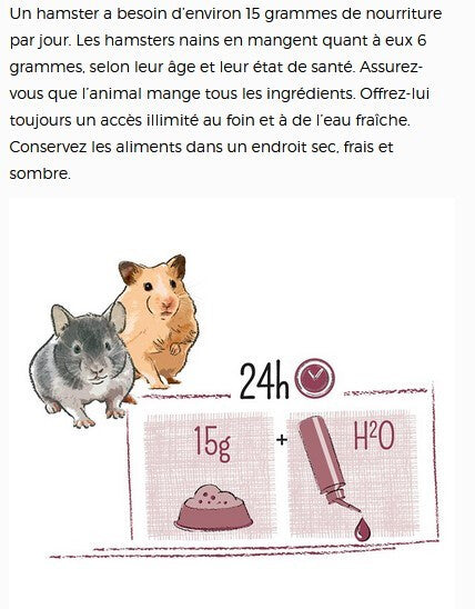  Nourriture Enrichie En Yucca Pour Hamsters - Puur