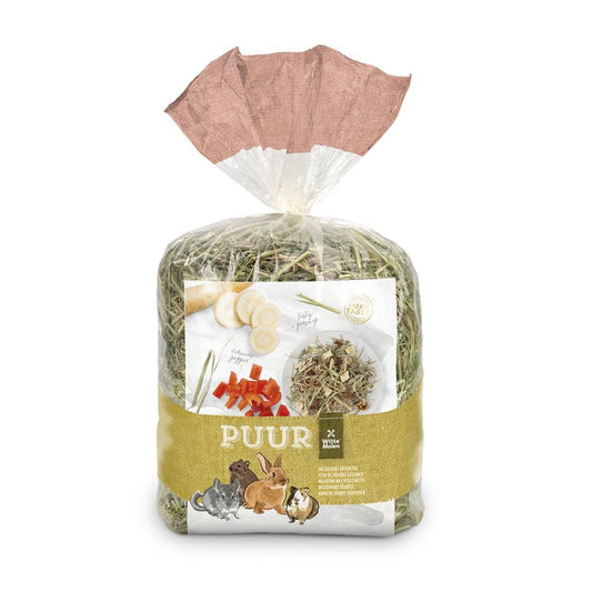  Foin De Prairie Avec Panais Et Paprika Pour Petits Animaux - Puur