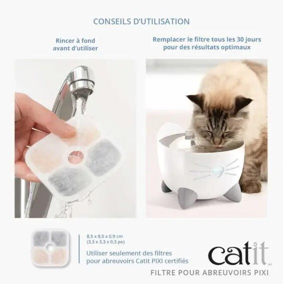  Filtre De Remplacement Pour Abreuvoir Pixi - Catit