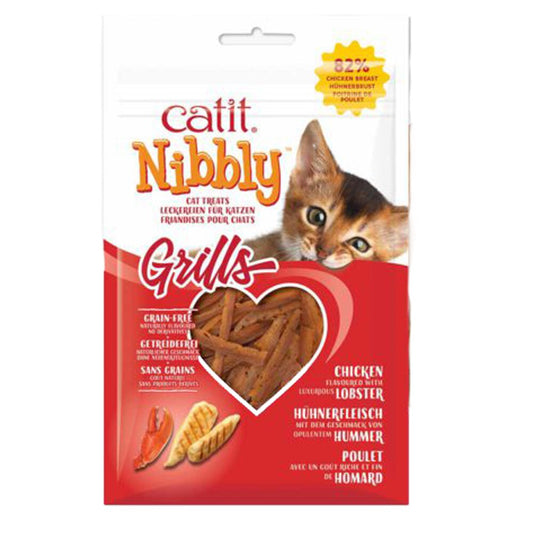  Gâterie Nibbly Grills Au Poulet Et Homard Pour Chats - Catit