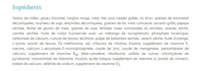  Nourriture Pour Perruches Et Inséparables - Tropimix