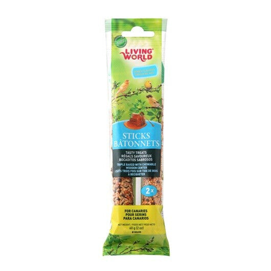  Bâtonnets à Becqueter Au Miel Pour Serins 60gr - Living World