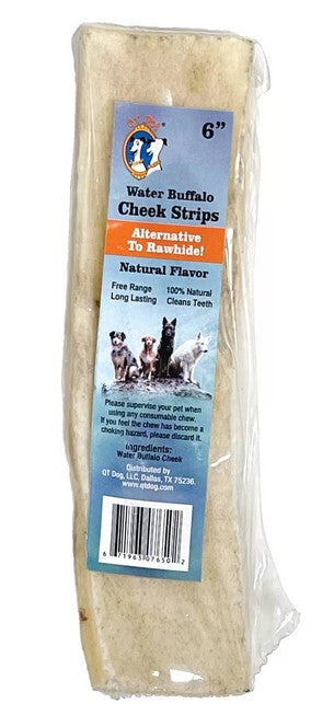  Rouleau De Joue De Buffle D'eau Pour Chiens - QT Dog