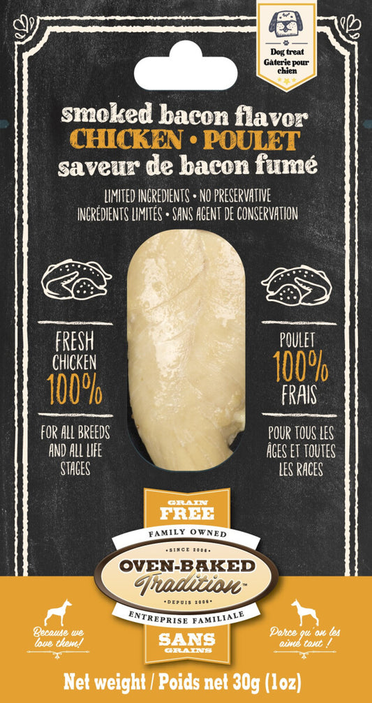  Gâterie Pour Chiens Filet De Poulet à Saveur De Bacon Fumé - Oven-Baked Tradition