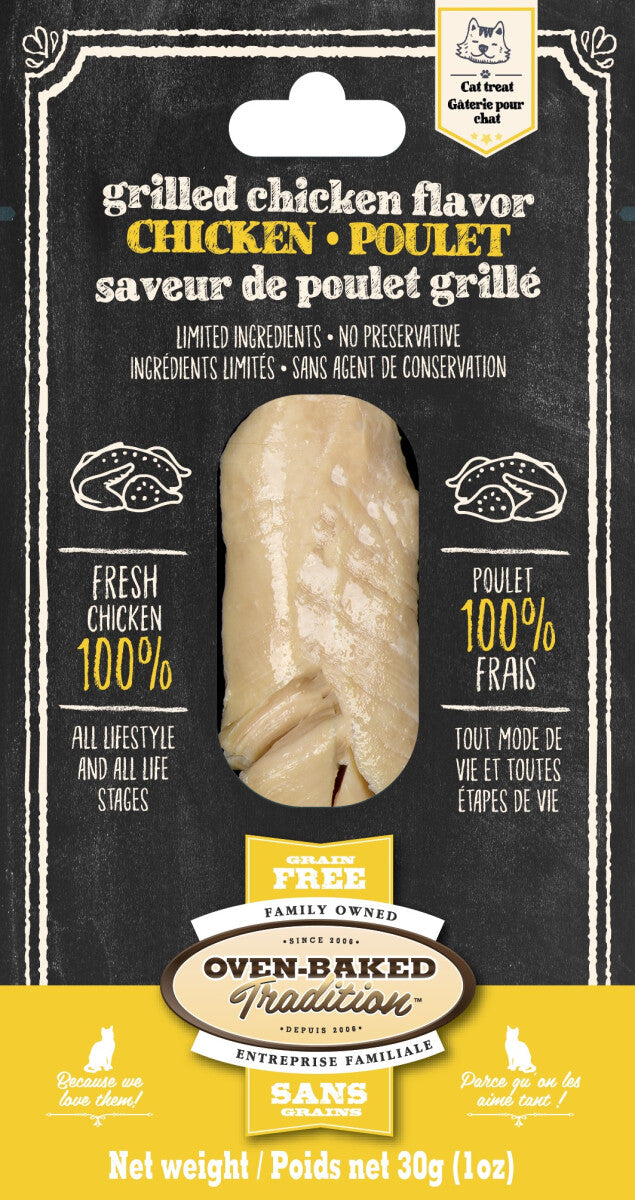  Gâterie Pour Chats Filet De Poulet à Saveur De Poulet Grillée - Oven-Baked Tradition