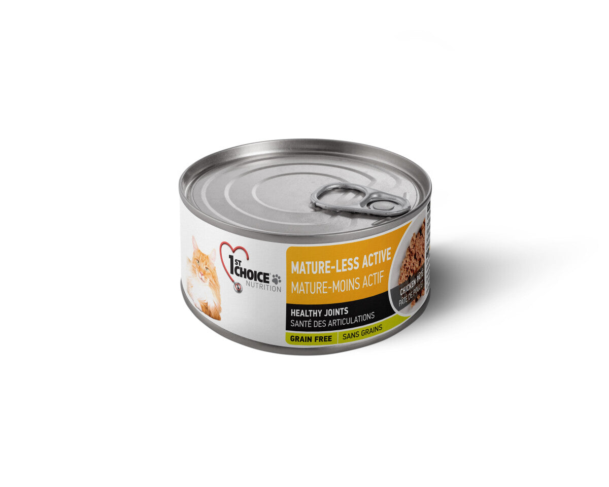  Conserve Sans Grains Pour Chats Âgés Au Poulet - 1st Choice