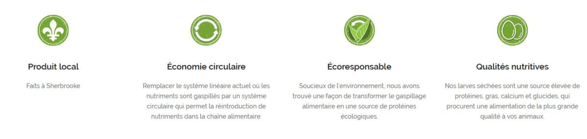  Gâterie D'Insectes Séchés - Choix Nature