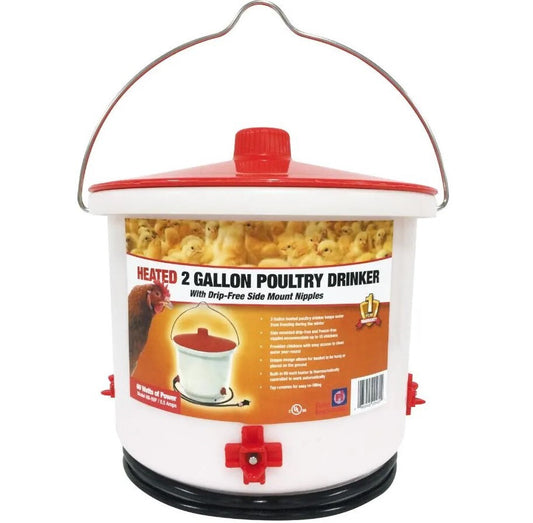  Abreuvoir Chauffante 7,6 L Pour Volailles - Farm Innovators