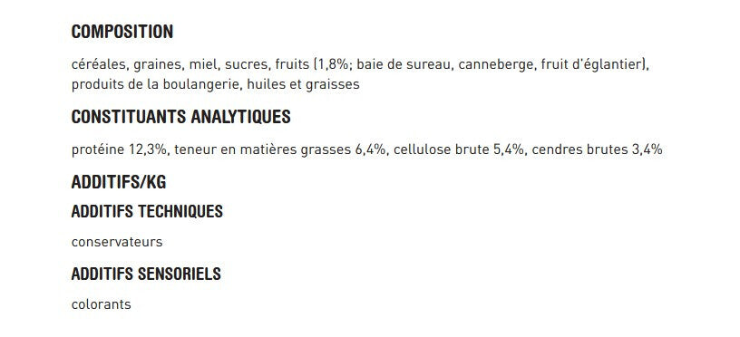  Bâtonnets à Becqueter Aux Fruits Des Bois Pour Perruches - Versele-Laga