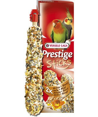  Bâtonnets à Becqueter Au Miel Et Noix Pour Grandes Perruches - Versele-Laga