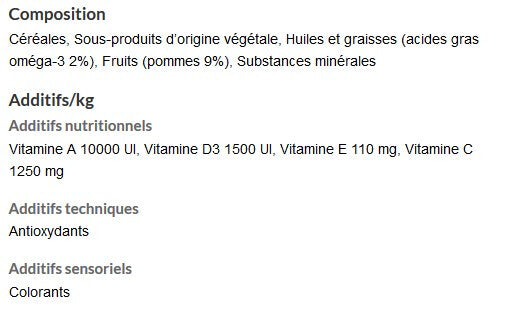  Friandises Crock Complete Pour Rongeurs Aux Pommes- Versele-Laga