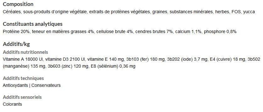  Nourriture Pour Rat & Souris Crispy Pellets - Versele-Laga