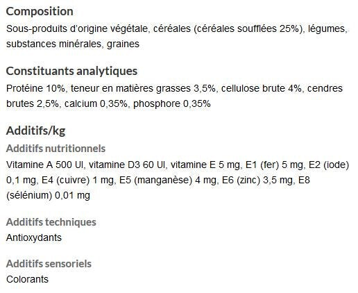  Crispy Snack Popcorn Pour Rongeurs - Versele-Laga