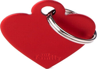  Médaille Pour Animaux Petit Coeur Rouge - MyFamily