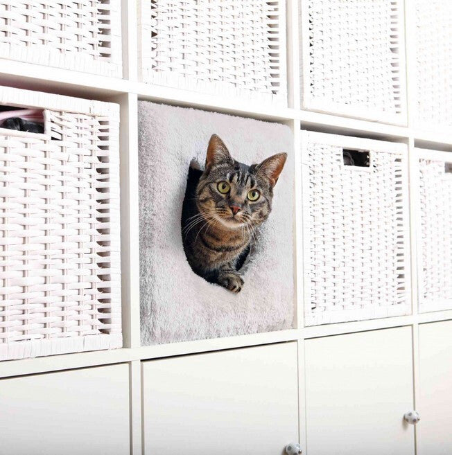  Abri En Peluche Pour Chats à Mettre Dans Une Étagère - Trixie