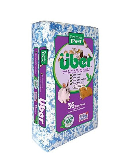  Litière De Papier Pour Rongeur 36L Bleu - Uber
