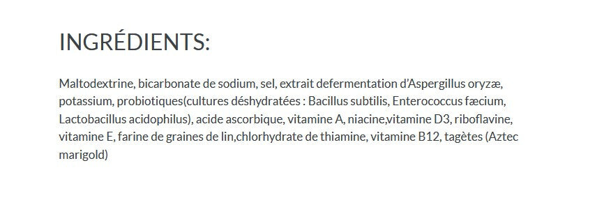  Supplément Ponte Plus Galinna+ Pour Poules - Baci+