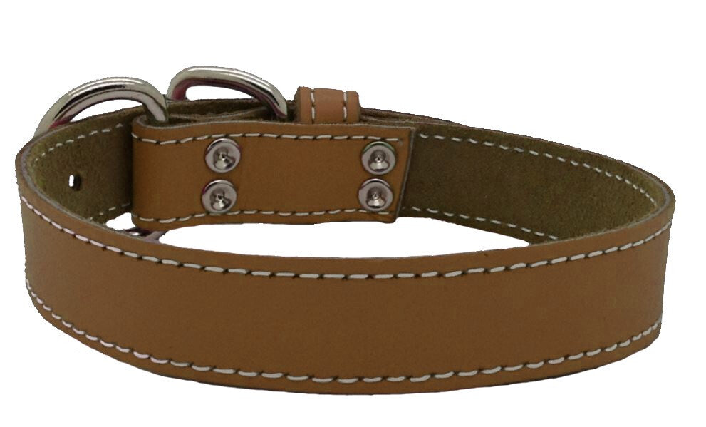  Collier Cacao En Cuir Simple Pour Animaux - Arizona