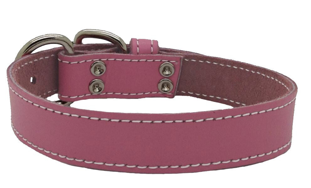  Collier Rose En Cuir Simple Pour Animaux - Arizona